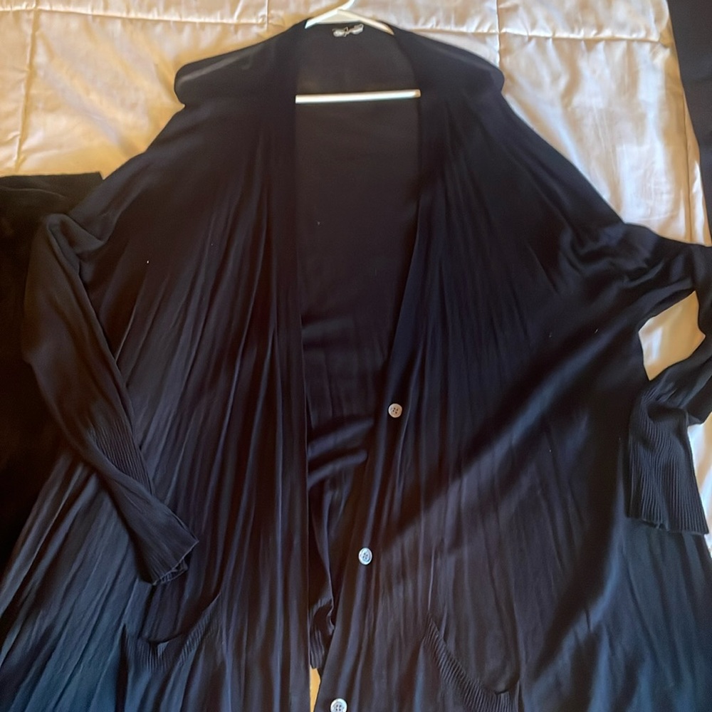 Asymmetrical cardigan